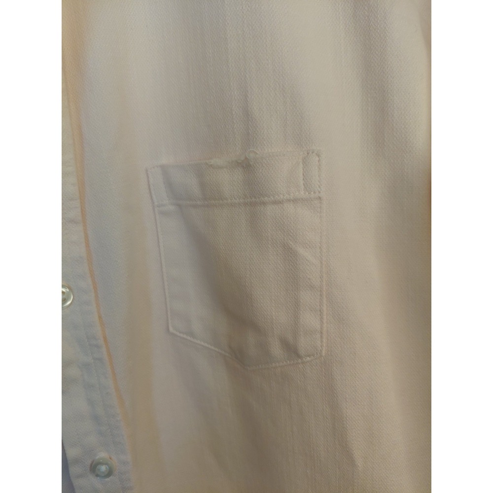 Frank & Eileen Sz M Pink Barry Button Down Boho Y2k Made In Italy Cotton - Picture 5 of 10
